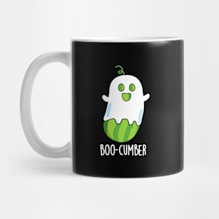 Boo-cumber Funny Ghost Cucumber Pun Mug